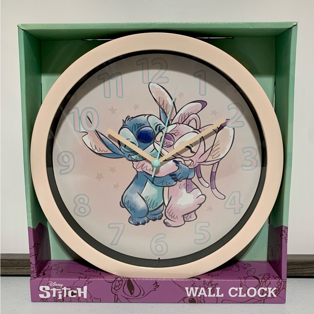 Disney Lilo and Stitch Analog Wall Clock-New in Box
